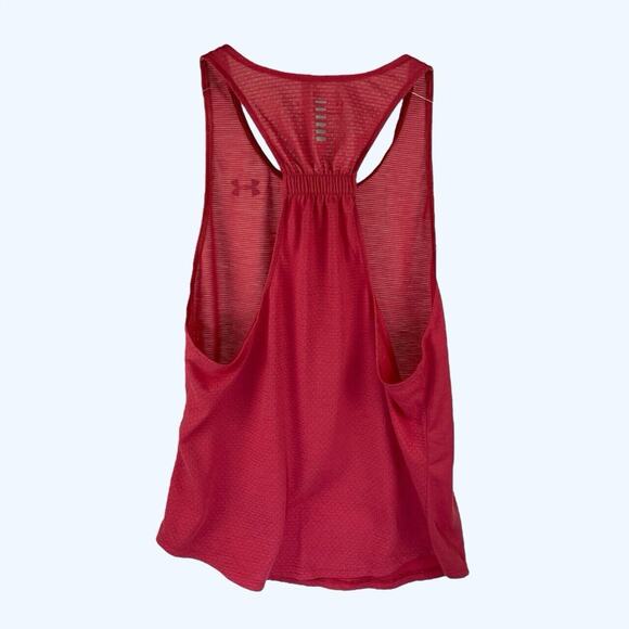 Under Armour Women's UA Streaker 2.0 Racer HeatGear Tank Pink Large - Picture 2 of 6
